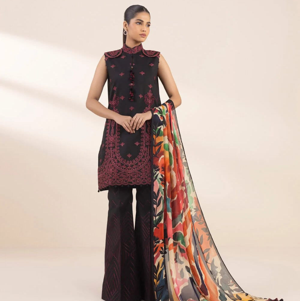 "Sapphire" Embroidered  Lawn Suit 3PC-SP05