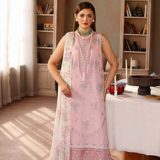 "Periwina by Gull Jee" Luxury Embroidered  Lawn Suit 3PC-GJP 02