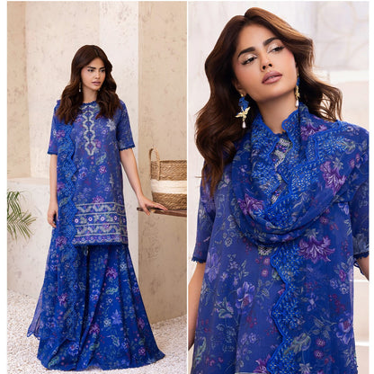 "NOA by Gull Jee" Luxury Embroidered  Lawn Suit 3PC-GJN 03