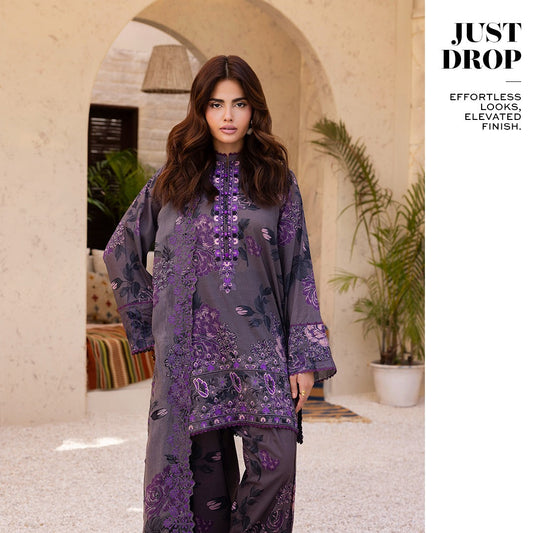 "NOA by Gull Jee" Luxury Embroidered  Lawn Suit 3PC-GJN 05