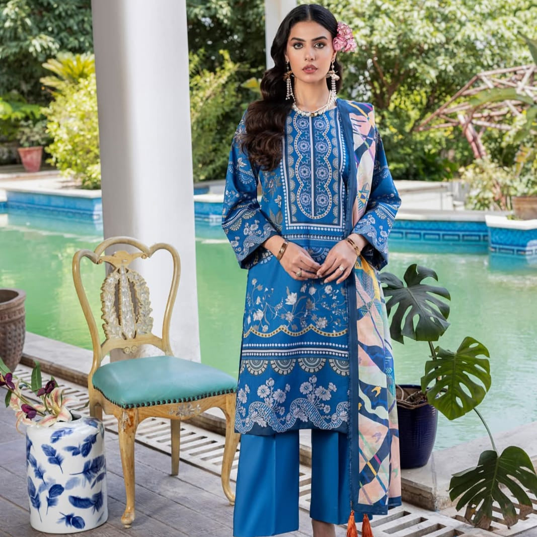 "Paltar" Women Un-Stitched Printed Lawn 3PC-Dastoor Vol. 13 -PL07