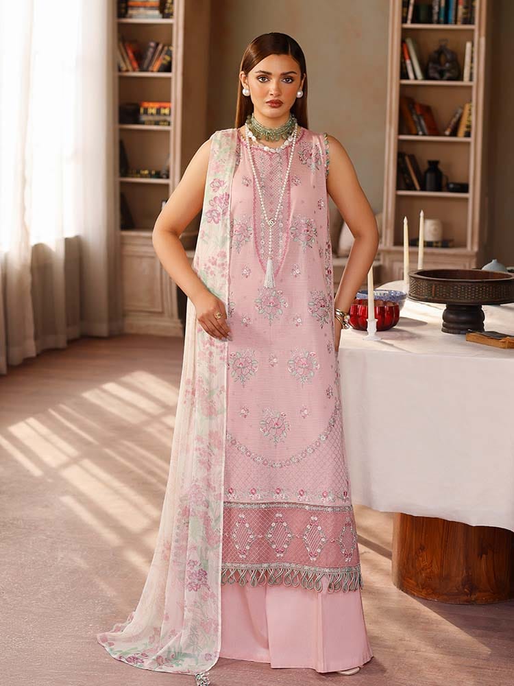 "Periwina by Gull Jee" Luxury Embroidered  Lawn Suit 3PC-GJP 02