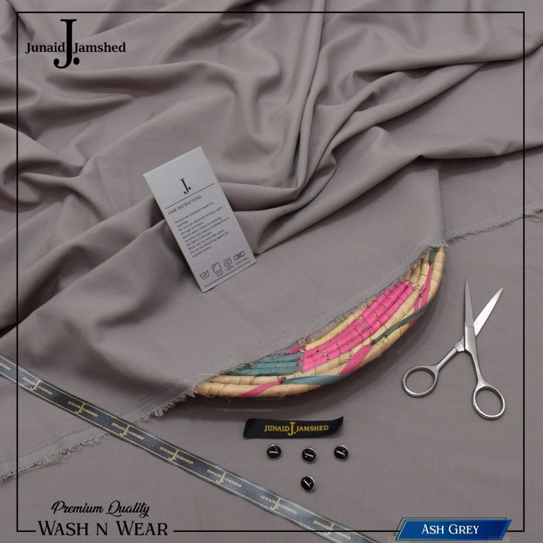 J. Unstitched Wash n Wear Suit for Men's-J06