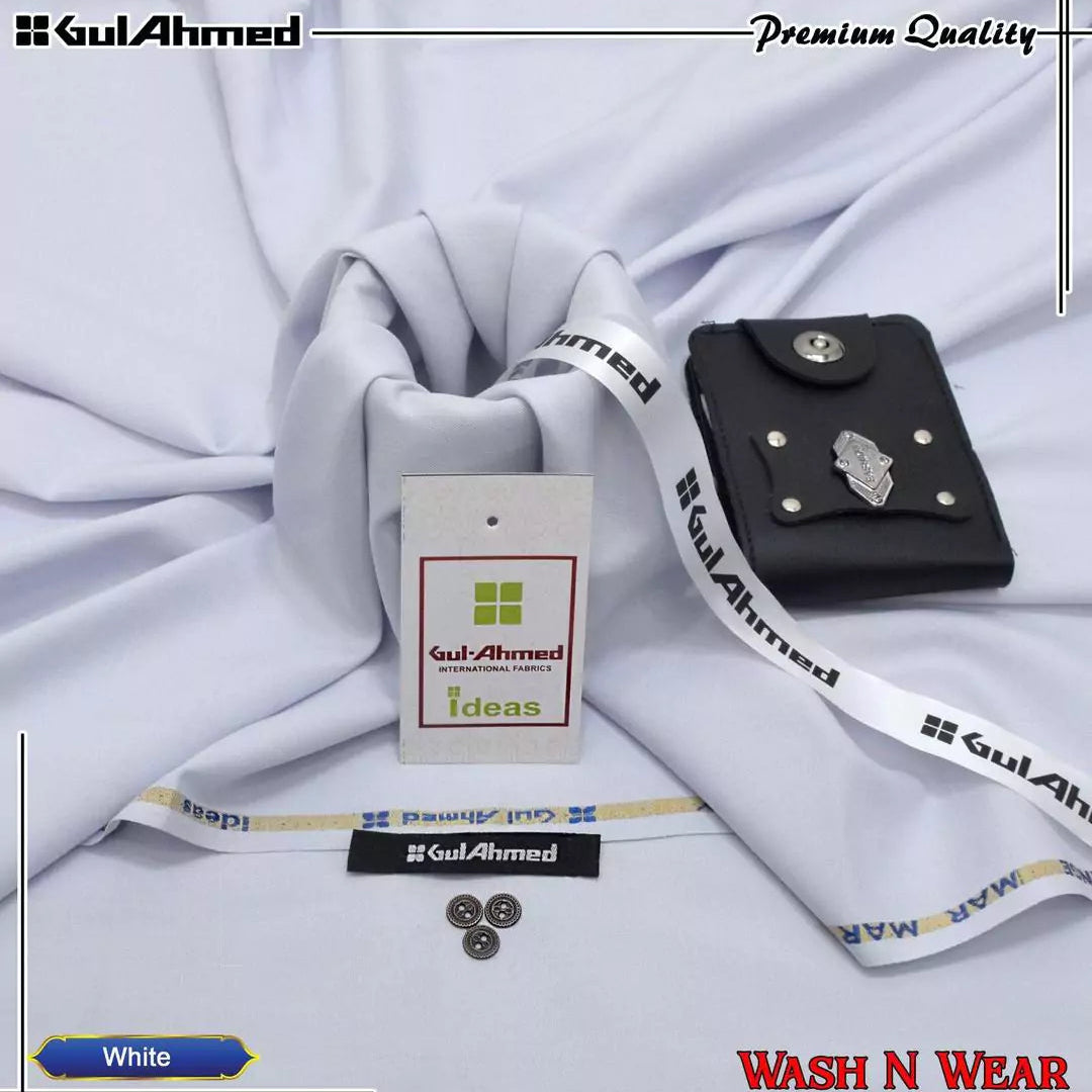 "Gul Ahmed" U4 Season Premium  Wash n Wear Suit for Men's - GA03