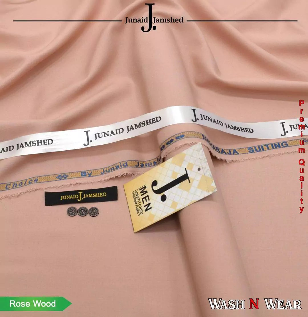 J. Unstitched Wash n Wear Suit for Men's-J21