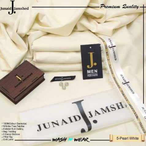 J. Unstitched Wash n Wear Suit for Men's-J11
