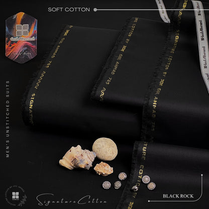 "Gul Ahmed" Premium Cotton Unstitched Suit for Men's - GAC05